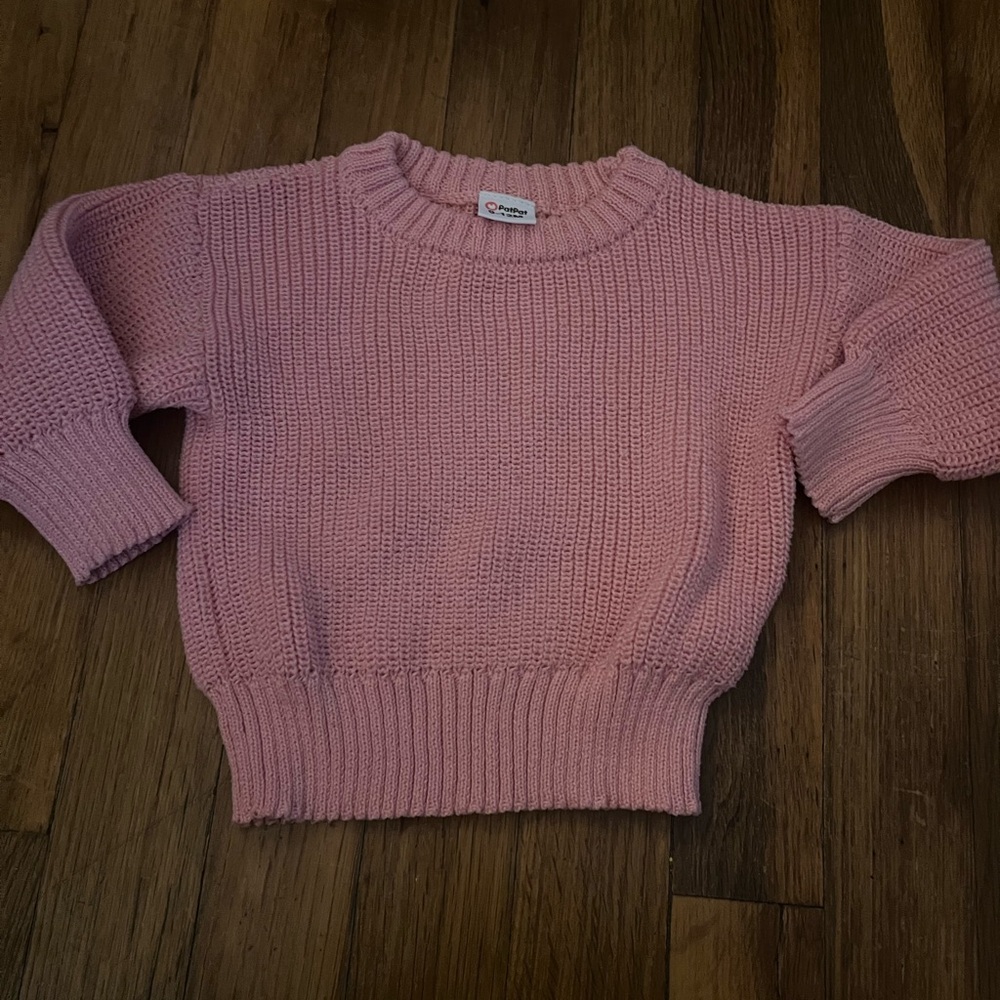 PatPat Cozy Pink Knit Sweater